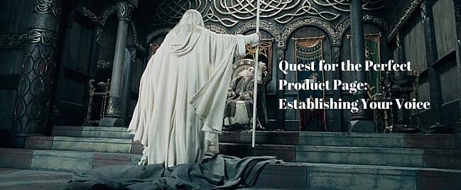 Quest for the Perfect Product Page: Establishing Your Voice