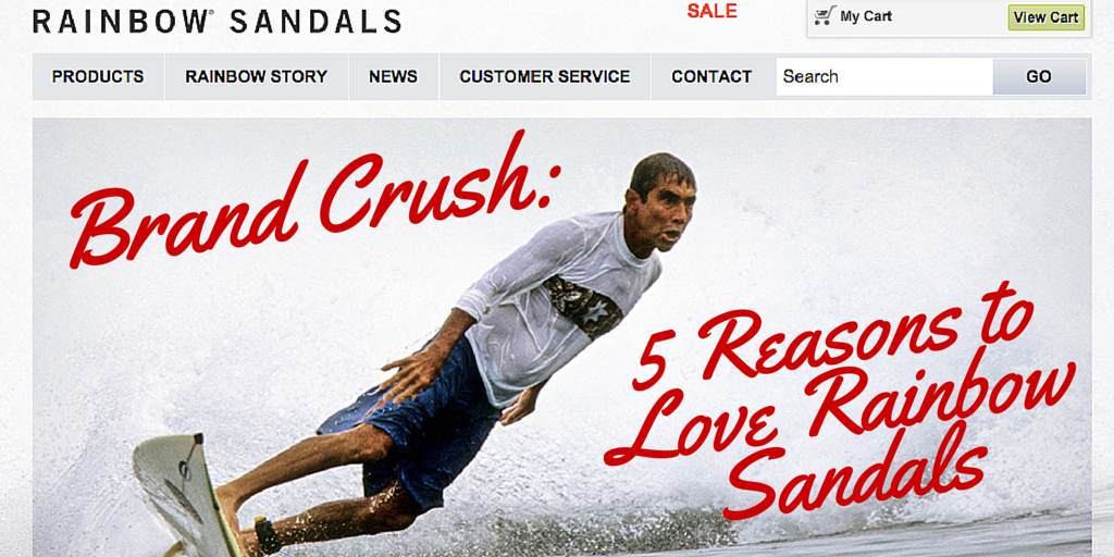 Brand Crush: 5 Reasons To Love Rainbow Sandals
