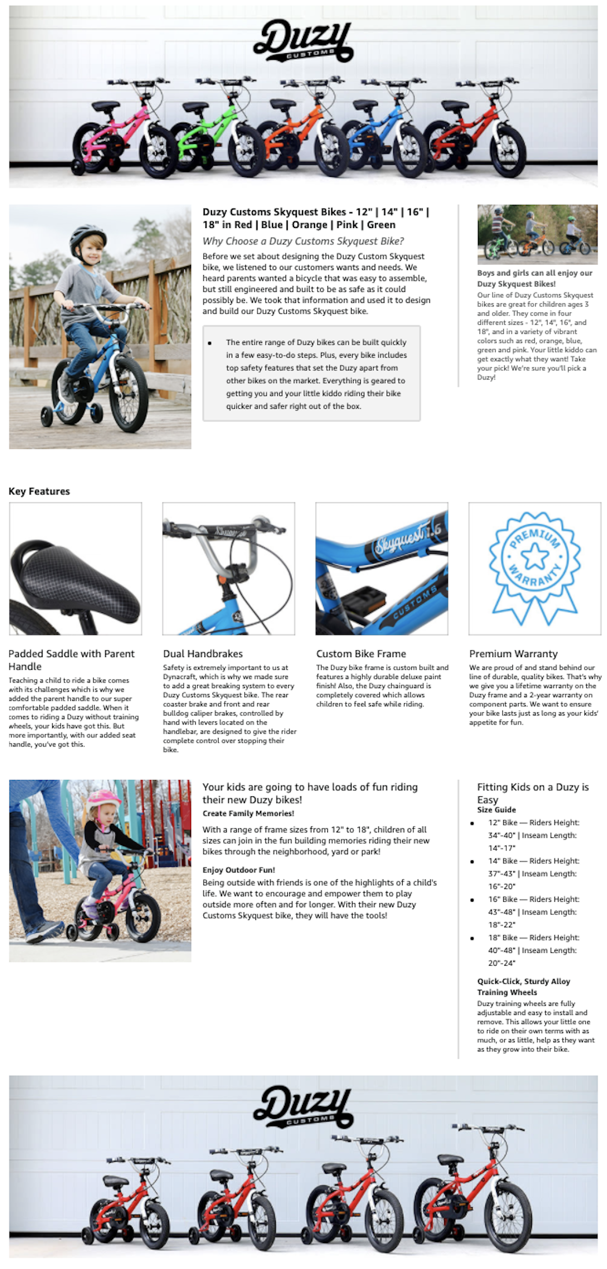 Dynacraft Amazon Enhanced Content A+ Content Screenshot