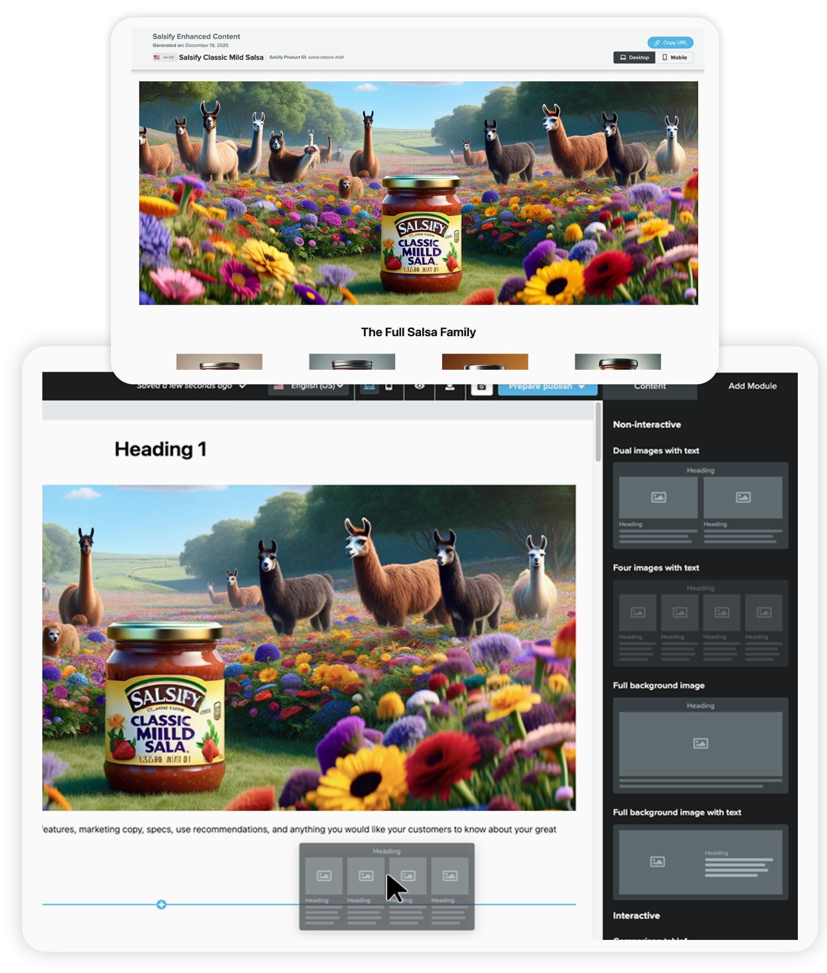 Easy to Build Page Layouts Drag-and-Drop Experience Builder Costco-04