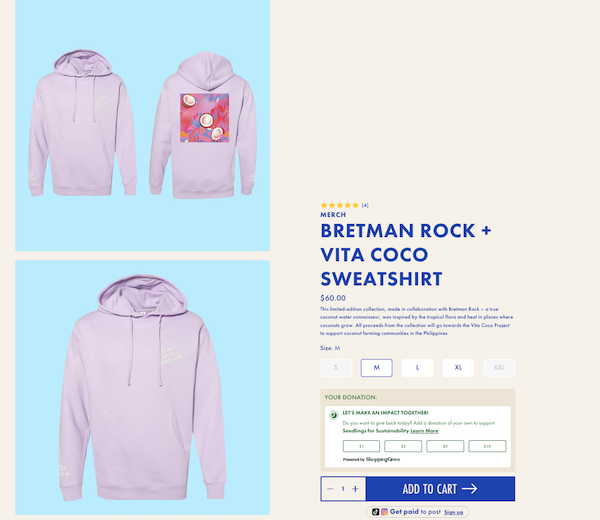 Bretman Rock Vita Coco sweatshirt 