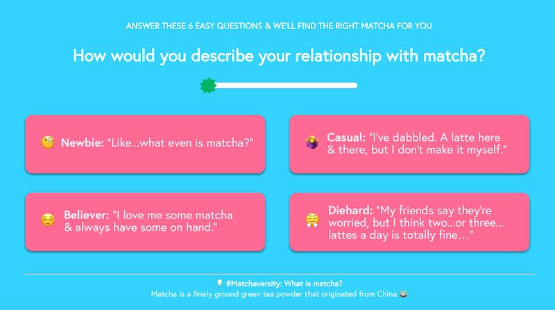 Matchabar Quiz Screenshot