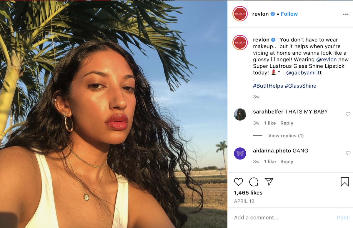 Revlon Instagram Customer Content Salsify Beauty Brand Tips