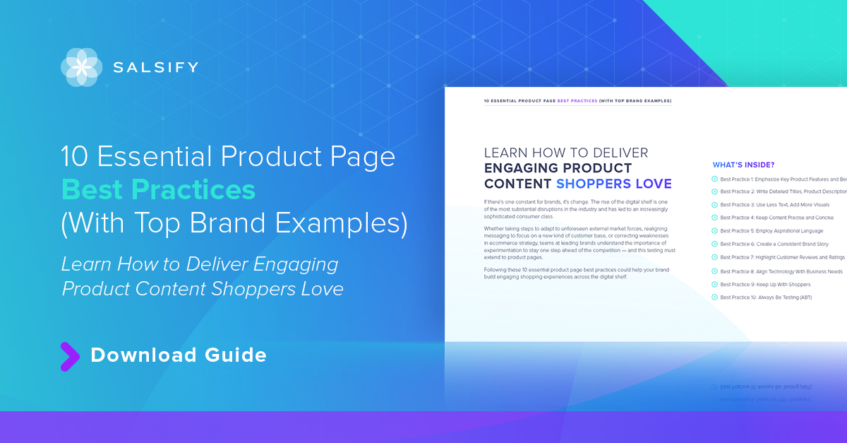 Salsify Guide 10 Essential Product Page Best Practices