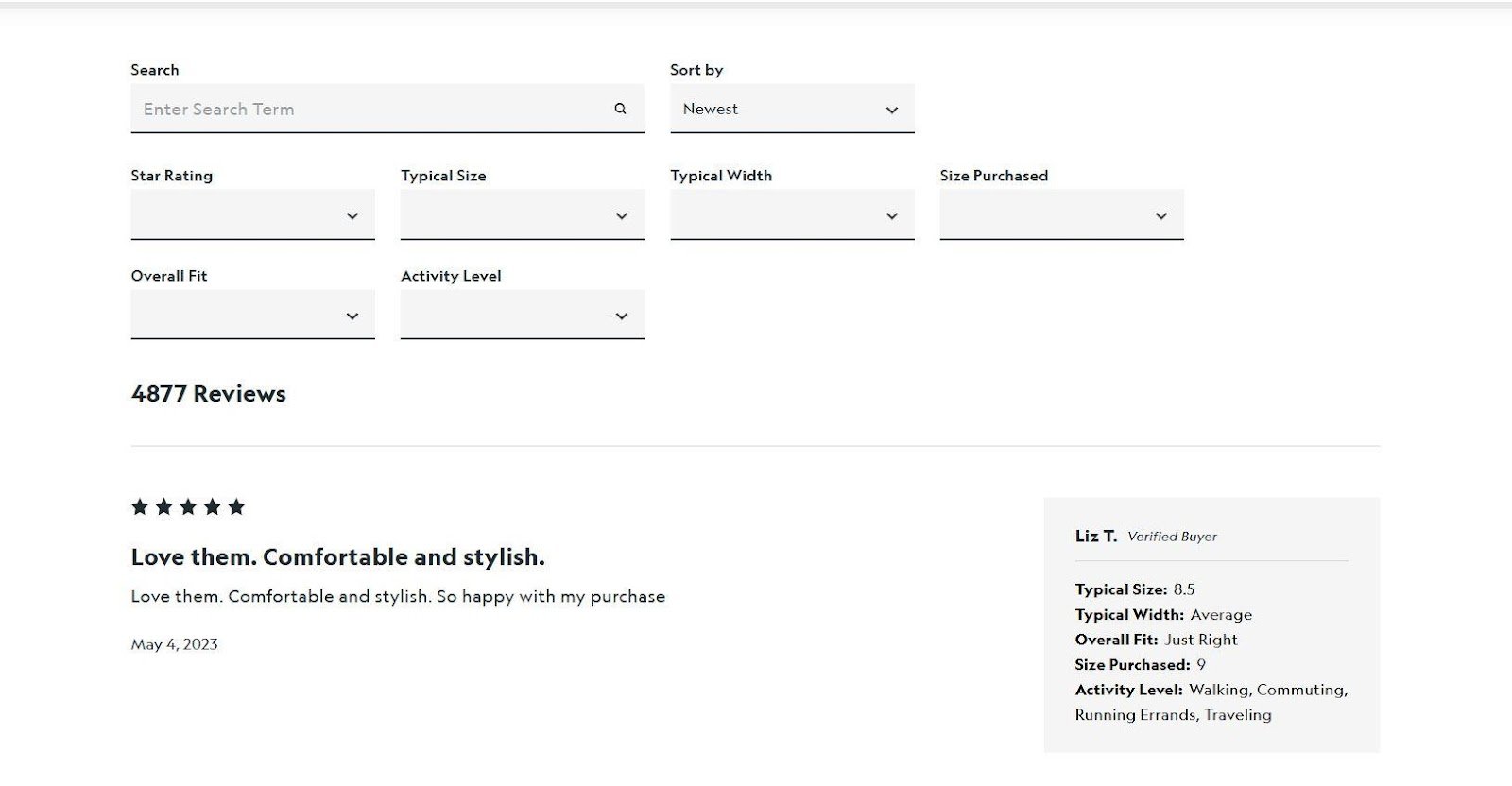 Allbirds Customer Reviews Screenshot Product Page Guide Salsify Salsify Product Pages Product Detail Page Examples