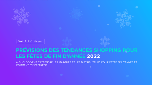 Image du rapport des tendances shopping pour les fêtes de fin d'année 2022