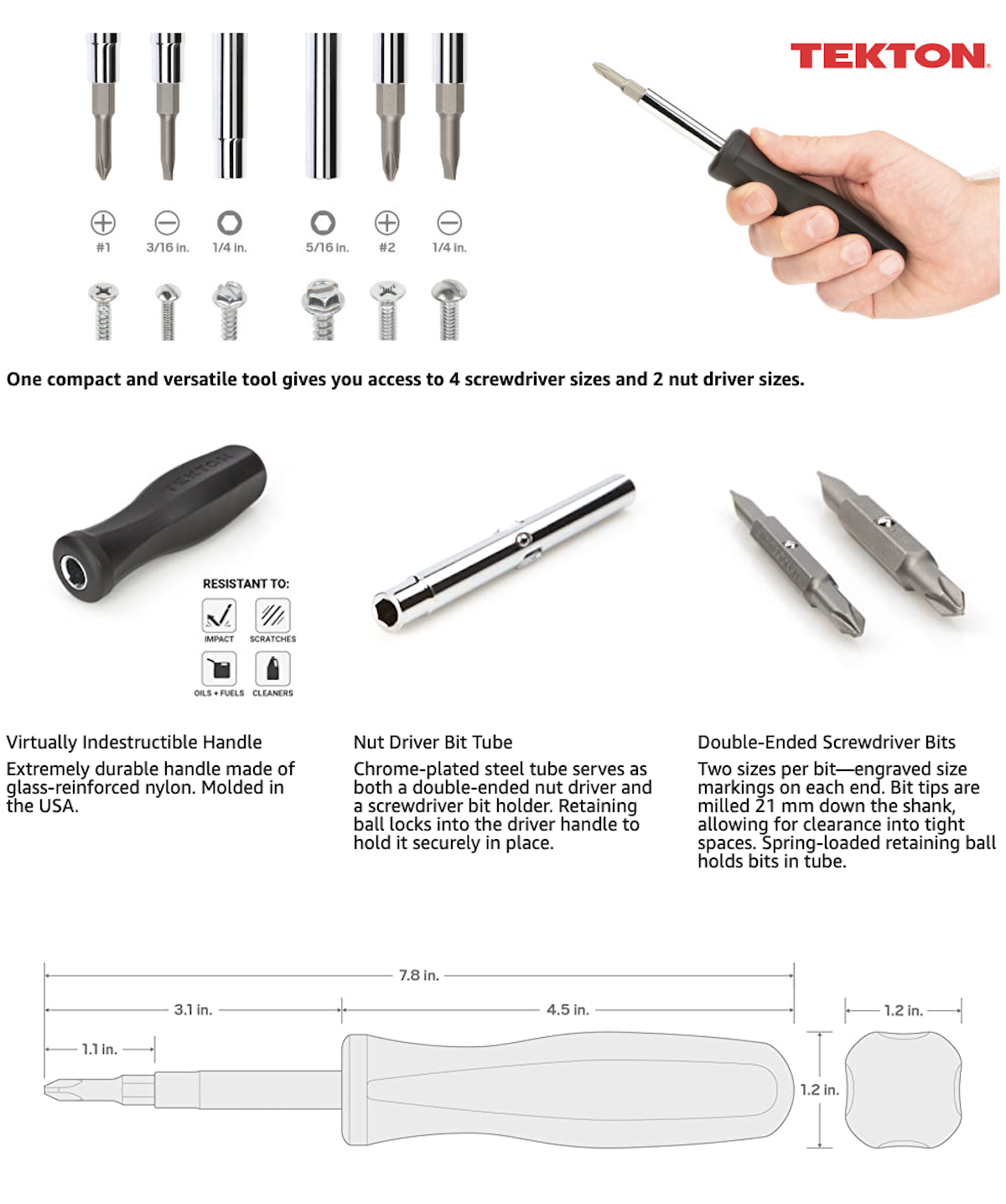 Tekton A+ Content Amazon PDP Example Salsify Home Improvement Brands