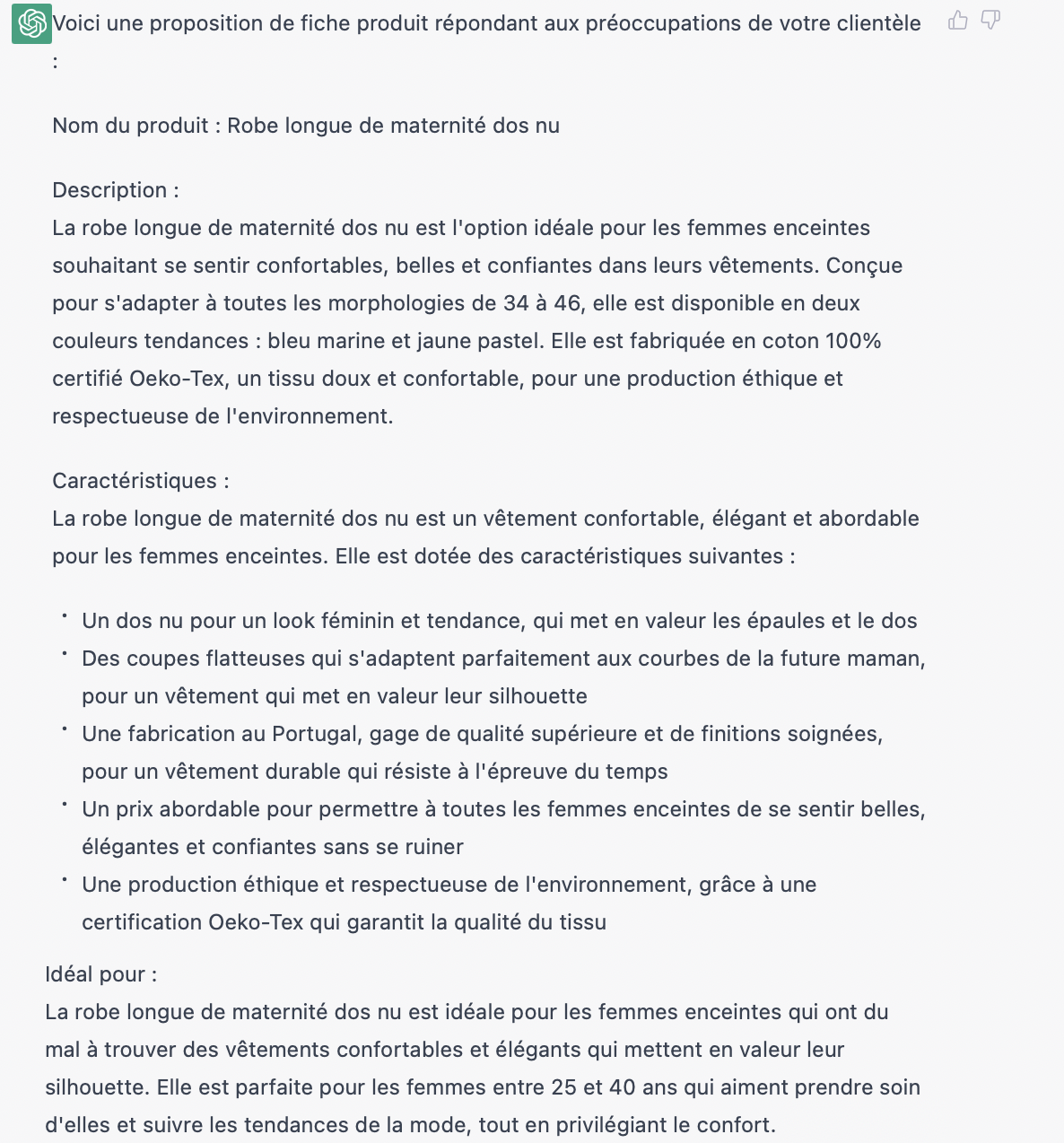 description chatgpt 2