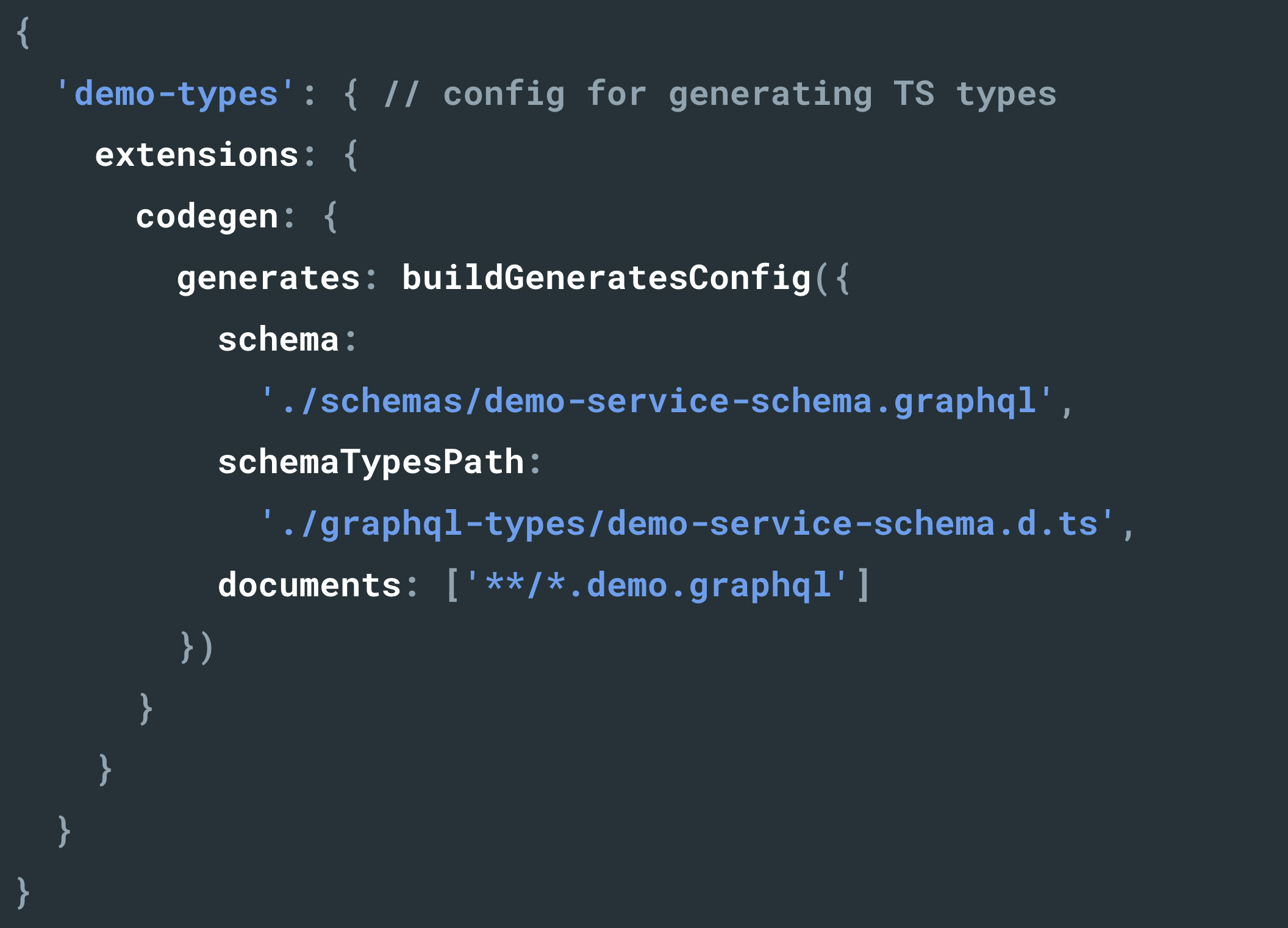 graphqlrc configuration