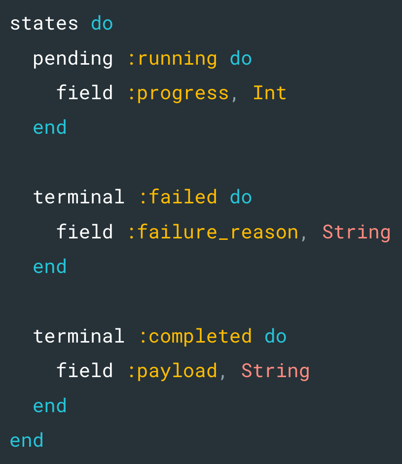 Async operation Ruby DSL