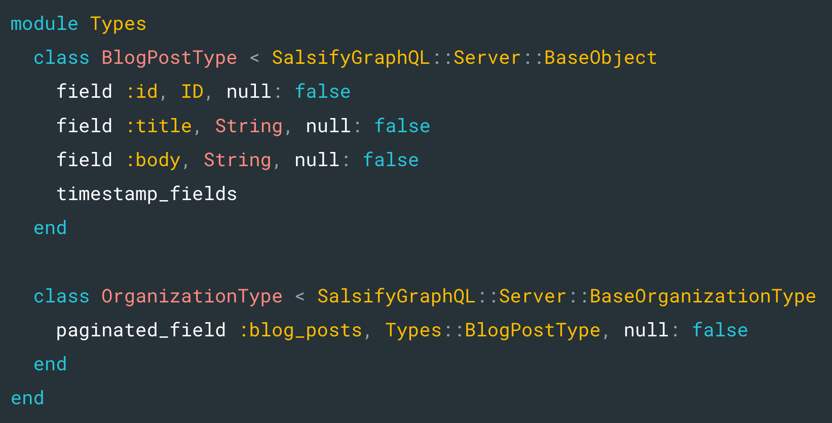 Ruby DSL sample
