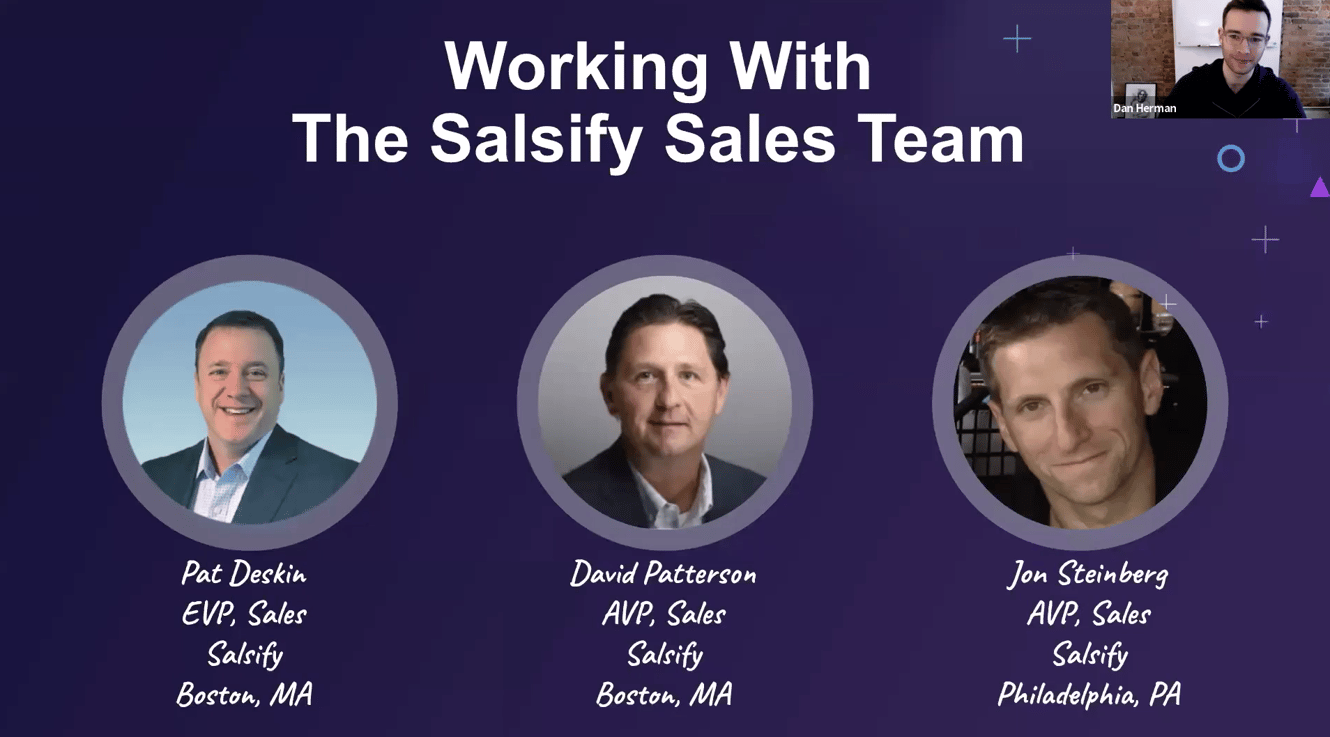 Working with the Salsify Sales Team