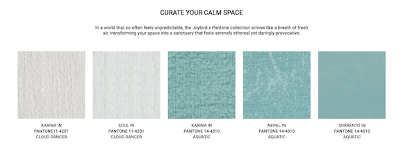 Pantone x Joybird Collaboration