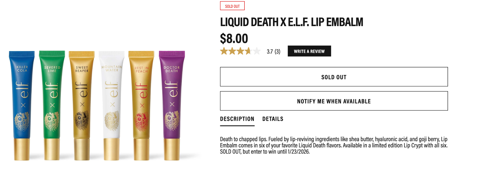 Liquid Death x e.l.f. is one of the best brand collaborations