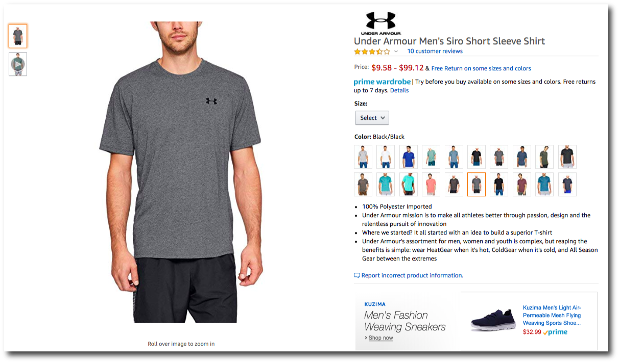 Under armour returns best sale page