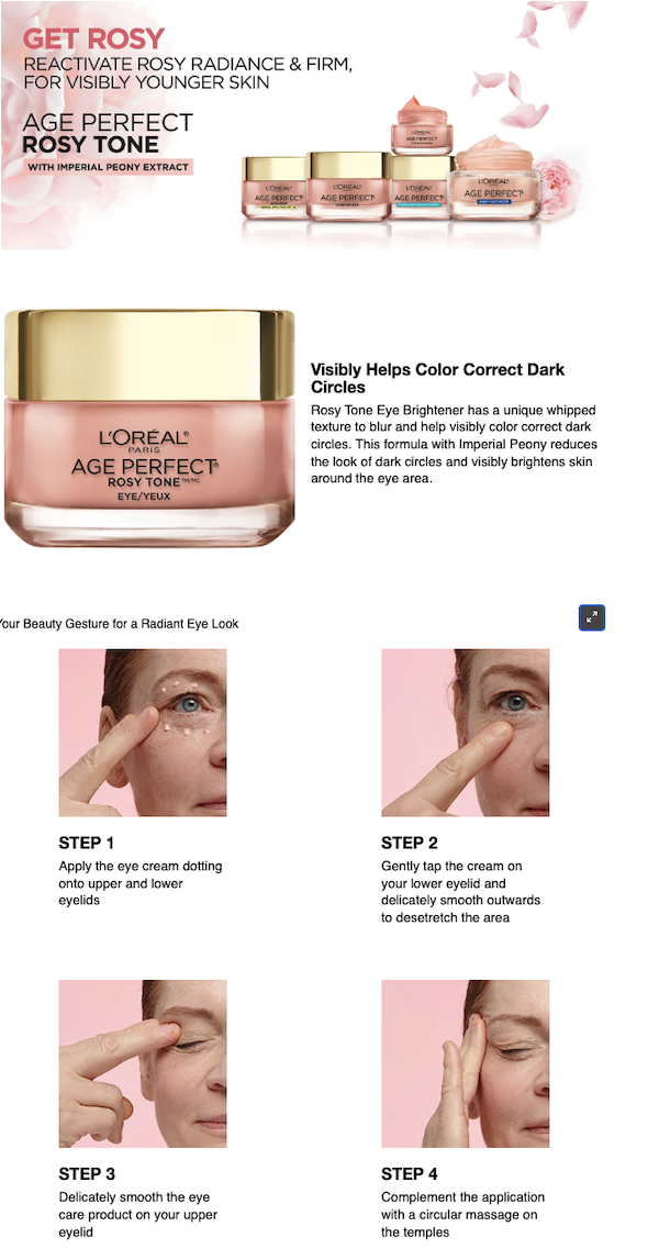  L'Oreal Paris Age Perfect Rosy Tone How-To