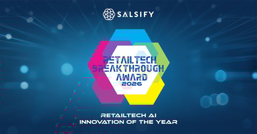 RetailTech Breakthrough Award Winner Badge 2026 Salsify