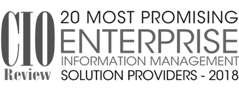 CIO Review 20 Most Promising Enterprise Information Management Solution Providers 2018